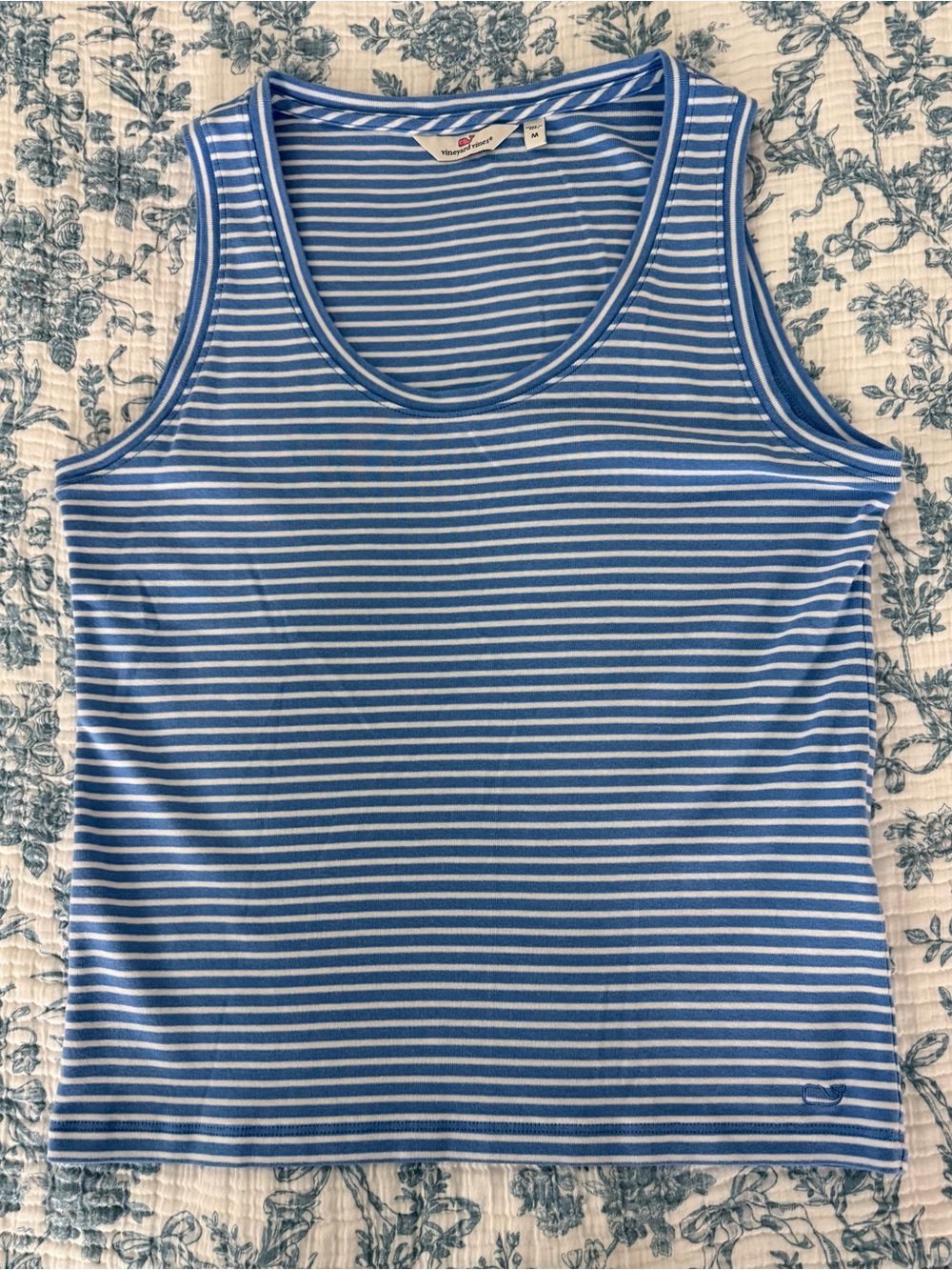 Vineyard Vines Blue and White Striped Tank